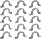 3/4 Inch 15pcs PVC Pipe Straps Reliable 2-Hole Plastic Conduit Clamps for Secure and Organized Mounting of PVC Pipes Conduits, and Cables UL Certified for Safety