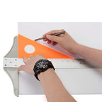 Acurit 36 Inch Aluminum T-Square – Professional Drawing and Drafting Tool with Clear Acrylic Edge for Precision Cutting, Measuring, and Design