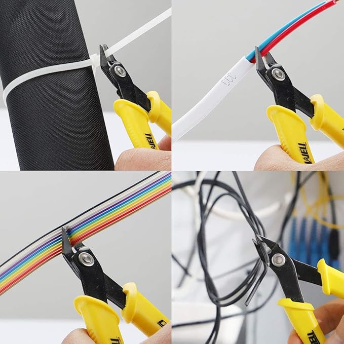 DOWELL Micro Cutter Flush Cutter Soft Wire Cutters Professional Cutting Copper And Aluminum Wire Cables