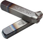 27pcs Heavy Duty Steel Stamp Uppercase Letters 5/16 8mm Hand Stamping Character Mark Code Alphabet Punch Kit for Bracelet Ring Jewelry Sheet Metal Plate Making Mold Die