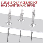 1-15mm Stainless Steel Double Sided Welding Taper Gauge Measuring Instrument Feeler Gauge Depth Gauge Aperture Ruler Inch&Metric Measuring Tool（1PCS）