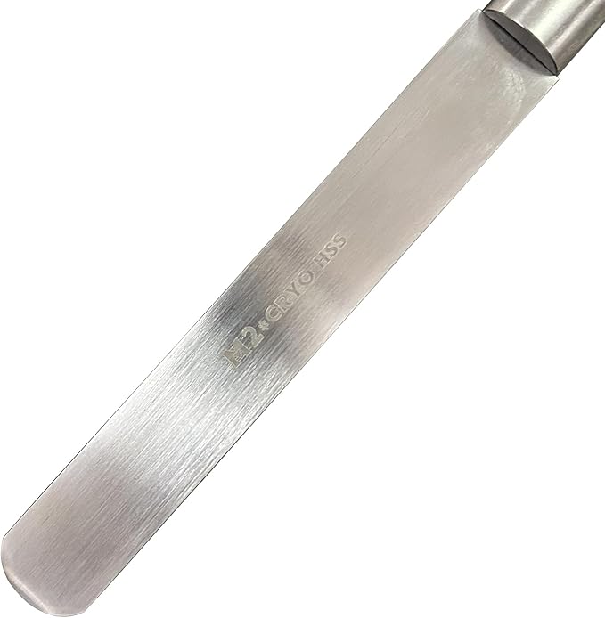 1 inch Round Nose Scraper, M2 Cryo High Speed Steel Wood Turning Tools with Beech Wood Handle