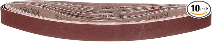 1-1/2 x 30 Inch Sanding Belt, 10 Pcs 320 Grit Knife Sharpener Belts Work Sharpening for Belt Sander Knife Carving Tool Metal Working
