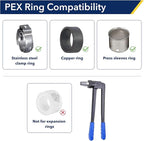 1/2" PEX Tee Brass Pipe Fitting (5 Pack) - Anti-Corrosion, Lead-Free, 5 Year Warranty, Multiple Certifications, Easy Installation for Plumbing Repairs and Home DIY