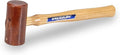 VAUGHAN Rawhide Mallet, Non Marring, Hardwood Handle, 8 oz, 1M175, VN58214