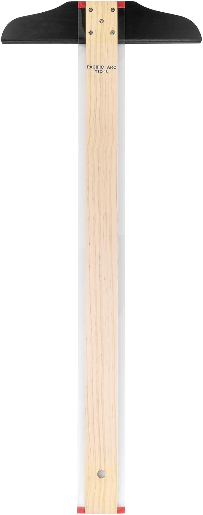 Pacific Arc 24 Inch T Square, Traditional Maple Blade with Acrylic Edge