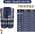 safety vest for women navy blue