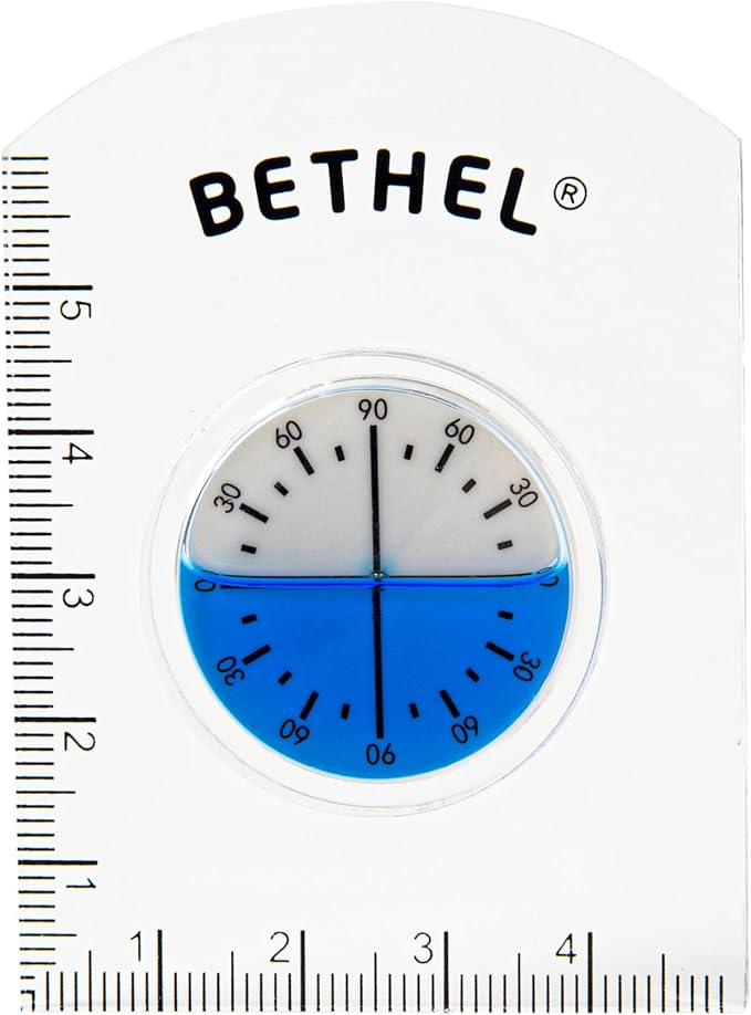 BETHEL Circular Bubble Level Bullseye Degree Marked Surface Round Spirit Levels Measuring Tool