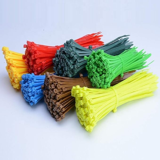 SYD 4 Inch length, 18lb Small size Self Locking Nylon Cable Zip Ties -1000 Piece (Blue)