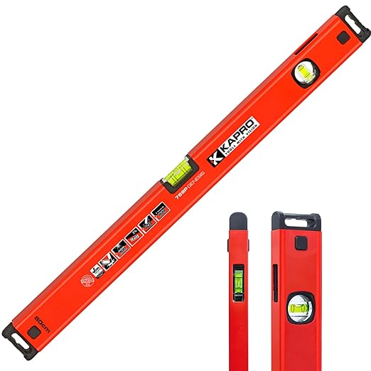 Kapro - 781 Genesis Box Level - Features Horizontal Vial and Dual-View Plumb Site - VPA Certified - Aluminum - 48 Inch