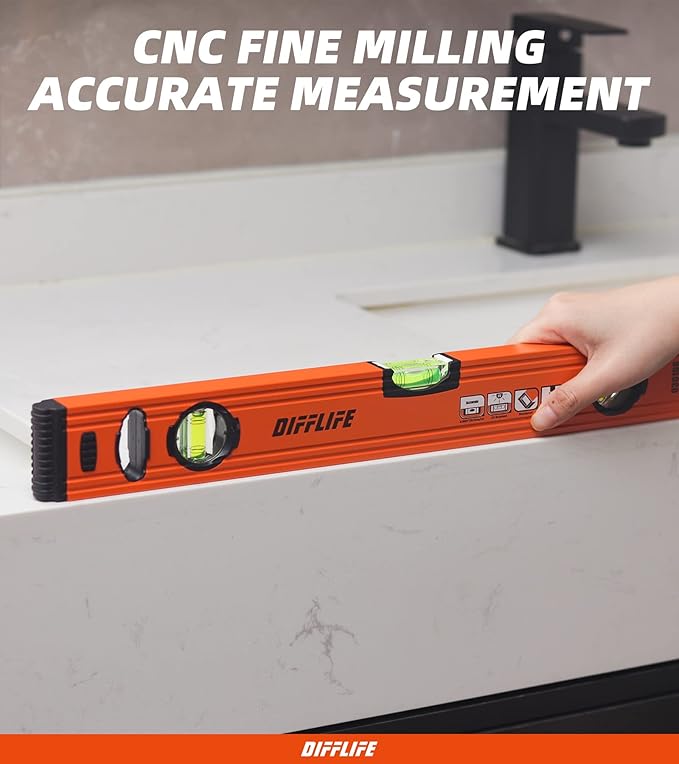 18" Level & Tool Aluminum Reinforced Torpedo Level (18inch)