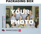 Photo Puzzles for Gift, Pets, Festivals, Weddings, Family Gatherings, Adult Customized Puzzles Jigsaw (Vertical or Horizontal) (None) (500.PC (Vertical/Horizontal))