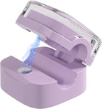 Magnetic Cable Clips, Adjustable Cord Holder Management, Adhesive Wire Keeper Organizer for Home Office Desk Phone PC Car Wall Desktop Nightstand Appliance (8-Pack Crystal Multicolor)