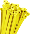 18 inch Yellow Zip Ties Heavy Duty 100 PACK, 200 LBS Ultra Exclusive Strong Plastic Wire Ties, Large Cable Ties Extra Long Tie Wraps, Indoor and Outdoor UV Resistant