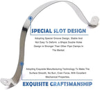 NGe 8inch Rigid Pipe Strap Clamp-Two Hole Strap-U Bracket Tube Clip-Stainless Steel Heavy Duty Pipe Fasten Holder-Secures Conduit,2Pcs（255mm)