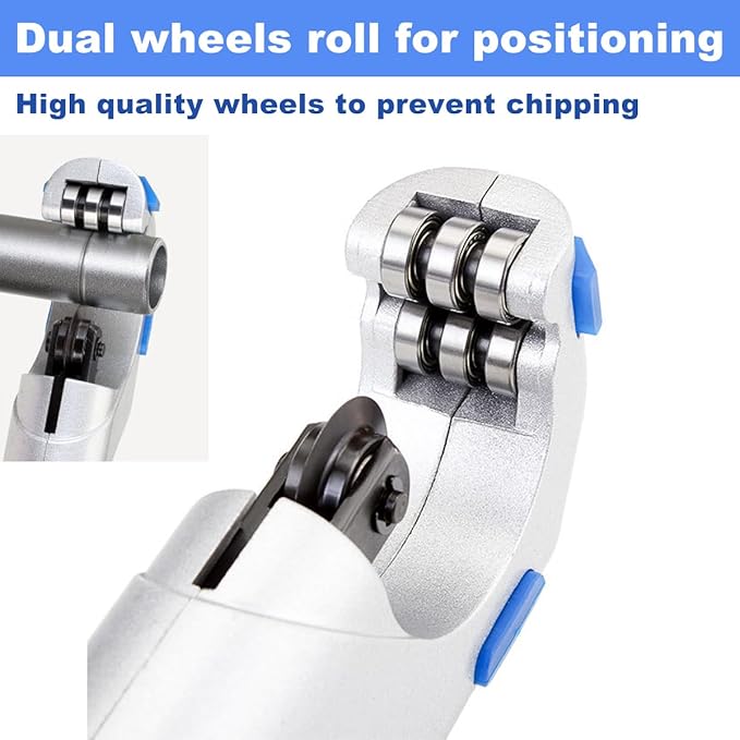 Pipe Cutter, （Contains 2 cutting blades）Tubing Cutter Tool, Copper Pipe Cutter Tool 3/16" to 2" Outer Diameter, for cutting copper pipes, stainless steel pipes, aluminum pipes and PVC pipes