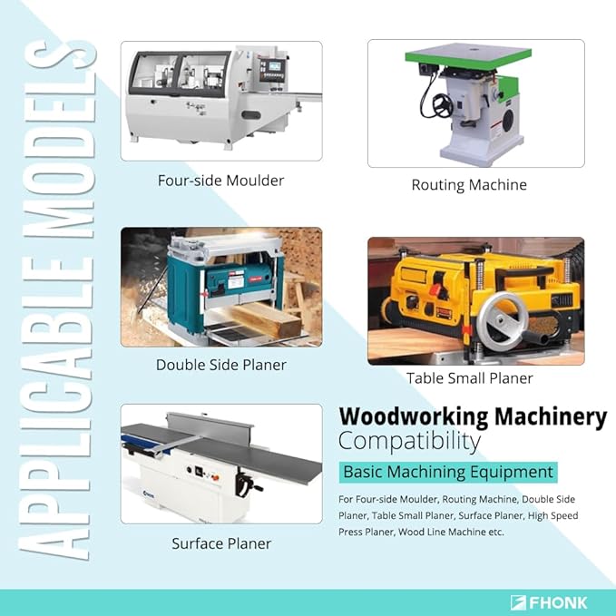 14mm Square Straight Carbide Cutters, for Woodturning Replacement Cutter Knives, Fits Spiral, Helical Planer Cutter, Wood Lathe Turning Tool, 10-Piece (14x14x2.0-35°)