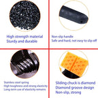 ONDY 4-Pack 6 Inch Spring Clamps, Heavy Duty Plastic Clamps Nylon Clips for Background, Photo Studio and Any More