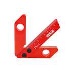 Center Measuring Tool,Center Finder, Line Gauge Center Finder, 45/90 Degree Right Angle Line Gauge Carpenter Ruler,Aluminum Alloy Woodworking Center Scribe Square Center Scribe 90mm