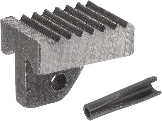 HARFINGTON Pipe Wrench Heel Jaw with Pin Assembly 10" Wrench Replacement Carbon Steel for 10" Adjustable Wrench