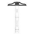 Pacific Arc 18 Inch T Square, Traditional Acrylic Graduated in Inch and Metric, Detachable Head