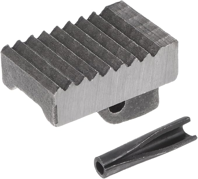 HARFINGTON Pipe Wrench Heel Jaw with Pin Assembly 12" Wrench Replacement Carbon Steel for 12" Adjustable Wrench