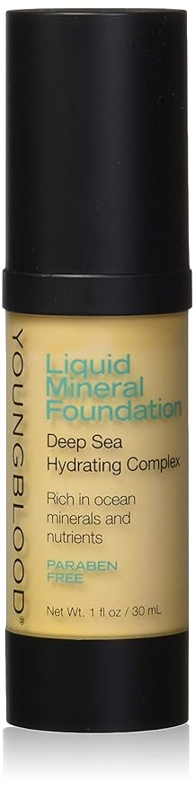 Youngblood Liquid Mineral Foundation, Sand, 17 Shades, Vegan, Cruelty-Free, Gluten-Free-VeraVaultWomen