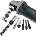 5/8"-11 Thread Angle Grinder Extension Shaft Set Electric Drill Conversion Collets Adapter Woodworking Tool Accessories Include Spring Collet 1/4" & 1/2" 3PCS