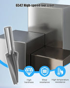 10 Degree Ball Joint Reamer, 6542 High-Speed Tool Steel Tapered Ball Joint Reamer for 1-1/2in Per Foot, Tapered Reamer Tie Rod