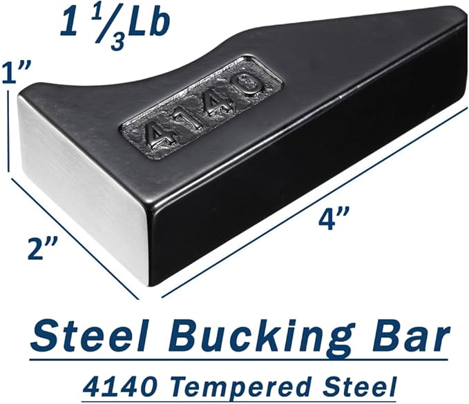 Wicks Aircraft 2X Deluxe Rivet Gun Set, Includes: 2X Rivet Gun, 4 Bucking Bars, 10 Rivet Sets, and Air Tool Oil.