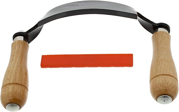 Draw Knife 5" Curved Draw Shave Woodworking Tool (Curved-5 inches)