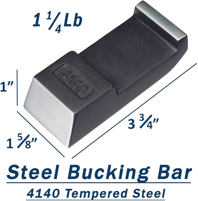 Wicks Aircraft 2X Deluxe Rivet Gun Set, Includes: 2X Rivet Gun, 4 Bucking Bars, 10 Rivet Sets, and Air Tool Oil.