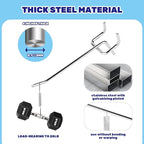 40Pcs 4" /100mm Stainless Steel Pegboard Display Hooks Bulk Set, Silver Garage Organization Peg Wall Hook Metal Slatwall Panel Hook Fit 1/8 and 1/4 Inch Pegboard for Retail