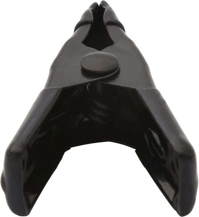 100 pcs. 2" Inch Spring Metal Clamps wholesale Bulk - All Black