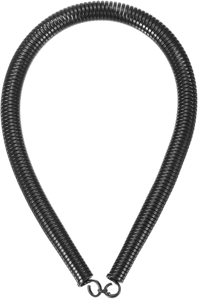 HARFINGTON PVC Spring Tube Bender 15mm OD 520mm Long A Type Conduit Pipe Bender Bending Spring for Pipe Bending Devices in Home Hydropower, Black