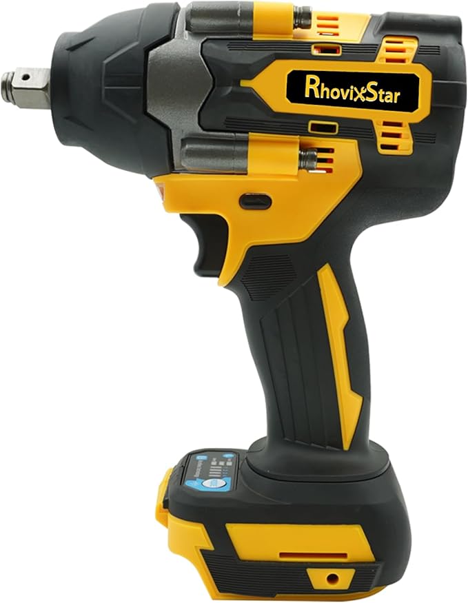 20V MAX Cordless Impact Wrench, 1/2" Brushless Motor High Torque Impact Gun, Variable Speed, Compatible with Ma kita Battery (Tool Only, No Battery and Charger Included)