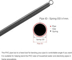 MECCANIXITY Spring Tube Bender OD 12 mm/0.5" Steel Spring Pipe Bending Tubes 520 mm/20.5" Long for 3/8" PVC Pipe(ID 13 mm) Home Renovations, Electrician Wiring Bending Pipe