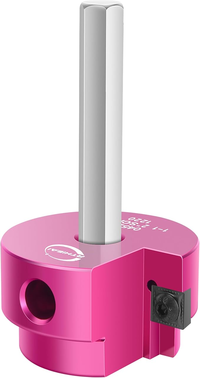 1-1/2 Inch PVC Pipe Reamer, PVC Fitting Saver, Plastic Pipe Fitting Reamer Socket Saver Plumbing Tool for Schedule 40 CPVC ABS Hub, with 3/8-Inch Hex Shaft, Fits Standard 1/2" Drills