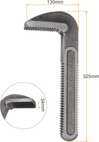 HARFINGTON Pipe Wrench Hook Jaw 48" Plumbing Wrench Replacement Jaws Carbon Steel for 48" Adjustable Wrench