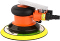 ZHONGAN 6" Pneumatic Air Random Orbital Sander for Wood Working, Heavy Duty Pneumatic Polishing Tool