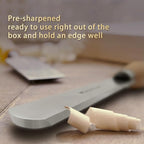 1 inch Round Nose Scraper, M2 Cryo High Speed Steel Wood Turning Tools with Beech Wood Handle