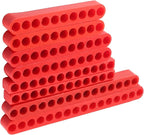 20Pcs Hex Shank Screwdriver Bit Holder Set, Plastic Screwdriver Head Storage Case, Drill Bit Storage Case, Screwdriver Head Holder Organizer, Including 10, 11, 12, 15-Holes