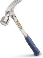 ESTWING Framing Hammer - 22 oz Long Handle Straight Rip Claw with Smooth Face & Shock Reduction Grip - E3-22S