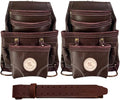 Professional Leather Tool Bag, Top-Grain Leather, Organizer, Protects Tools, Enhances Work Efficiency
