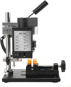 Mini Bench Drill Press, Small Benchtop Drilling Machine Electric Portable Table Driller, Adjustable 7-Speed, B10 Chuck, Drill Bit and Clamp, Metal Wooden DIY Jewelry Making Crafts Tool