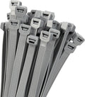 18 inch Silver Zip Ties Heavy Duty 100 PACK, 200 LBS Ultra Exclusive Strong Plastic Wire Ties, Large Cable Ties Extra Long Tie Wraps, Indoor and Outdoor UV Resistant