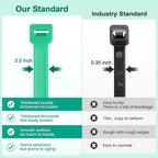 Long Zip Ties Heavy Duty 24 inch，400 LBS Tensile Strength With Double Sided Toothed Super Durable Cable Ties ，Extra Large Wire Ties Adjustable Nylon Tie Wraps for Indoor Outdoor （100 Pack Green）