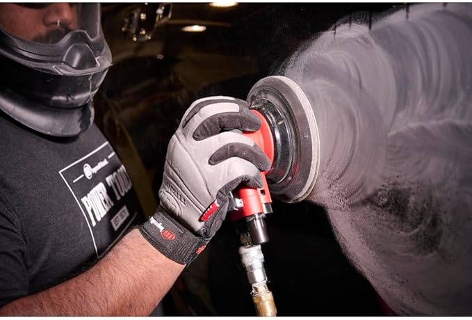 Ingersoll Rand 5152-5-HL - 5" Random Orbital Air Sander, 3/32 Orbit, Hook & Loop, 12,000 RPM, 0.3 HP