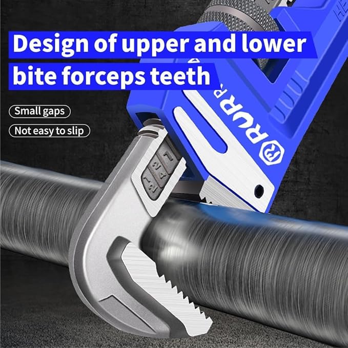 14-Inch Straight Pipe Wrench – Heavy Duty,Adjustable Plumbing Tool with Malleable Cast Iron Handle, Exceeds GGG Standard for Durability & Grip