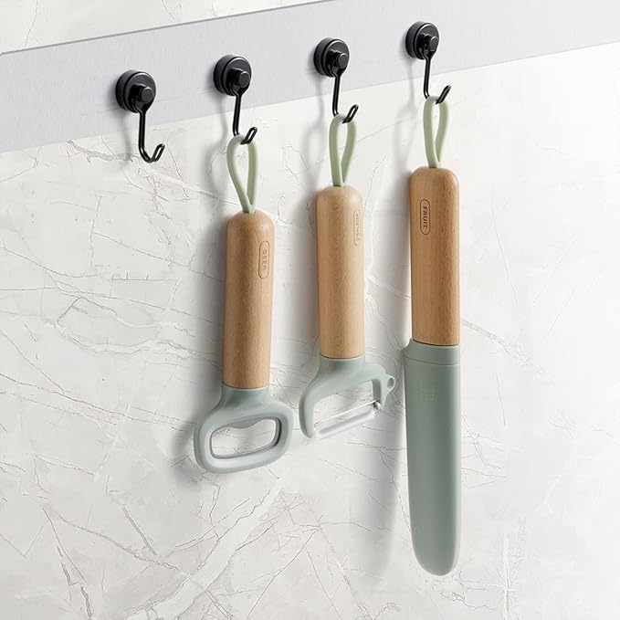 Tohoer Magnetic Hooks, Neodymium Magnets Hook Heavy Duty 30LBS with Rust Proof for Fridge, Refrigerator, Oven, Grill, BBQ, Key, Tools Holder, Utensil, Kitchen, Outdoor, Magnet for Hanging Wreaths